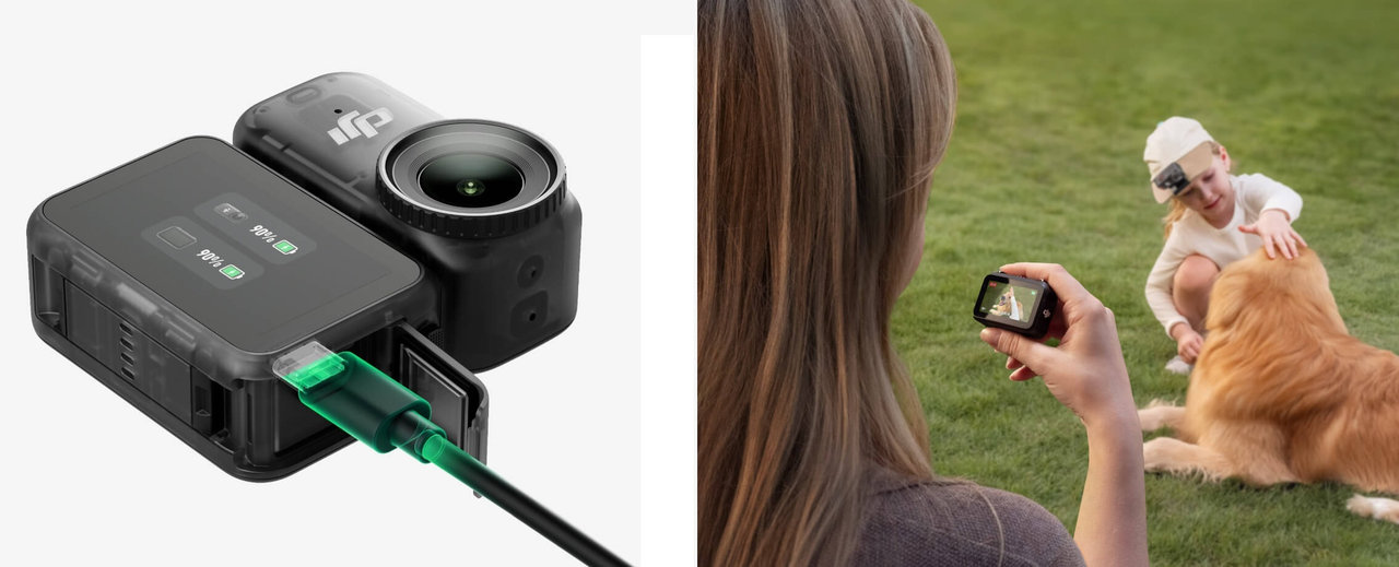 Akční kamera DJI Osmo Nano, Standard Combo multifunkční dock