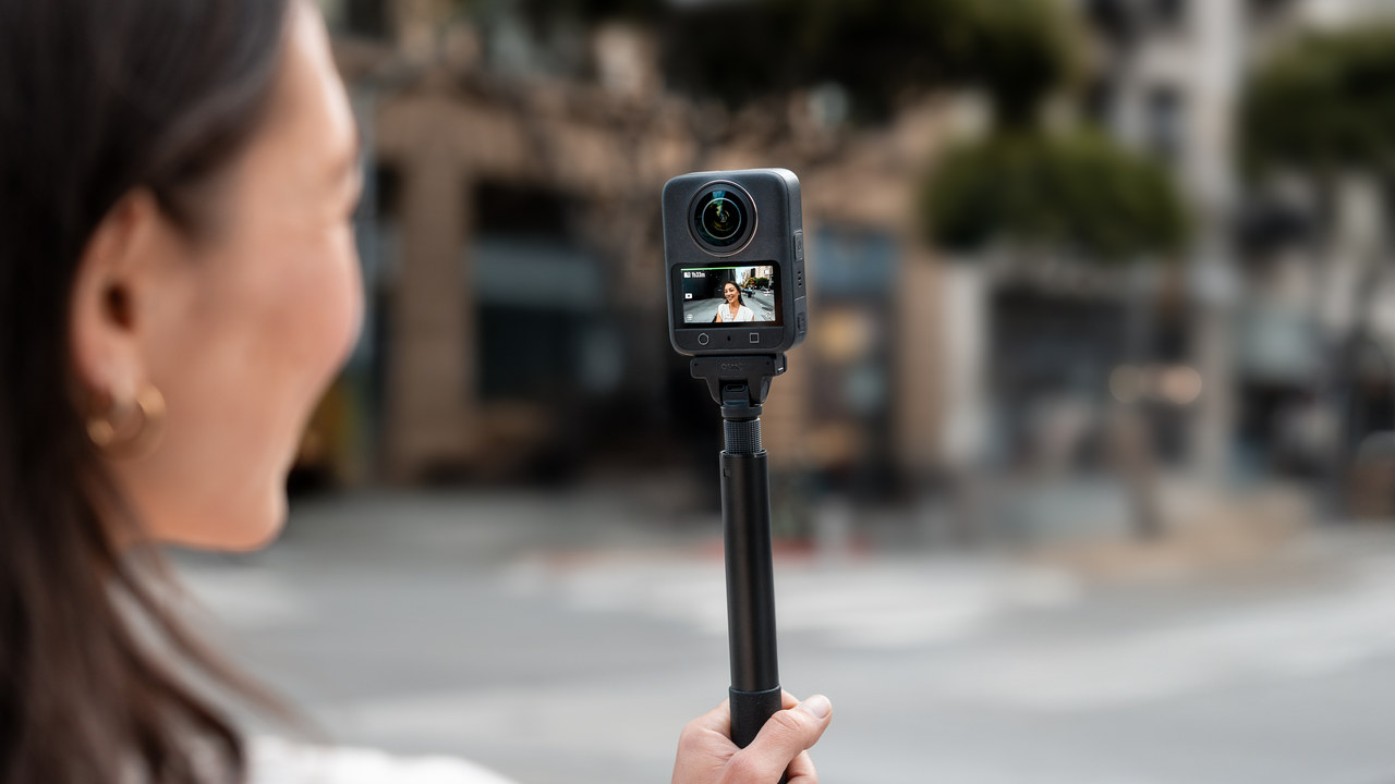 360° akční kamera DJI Osmo 360, Standard Combo široký úhel záběru