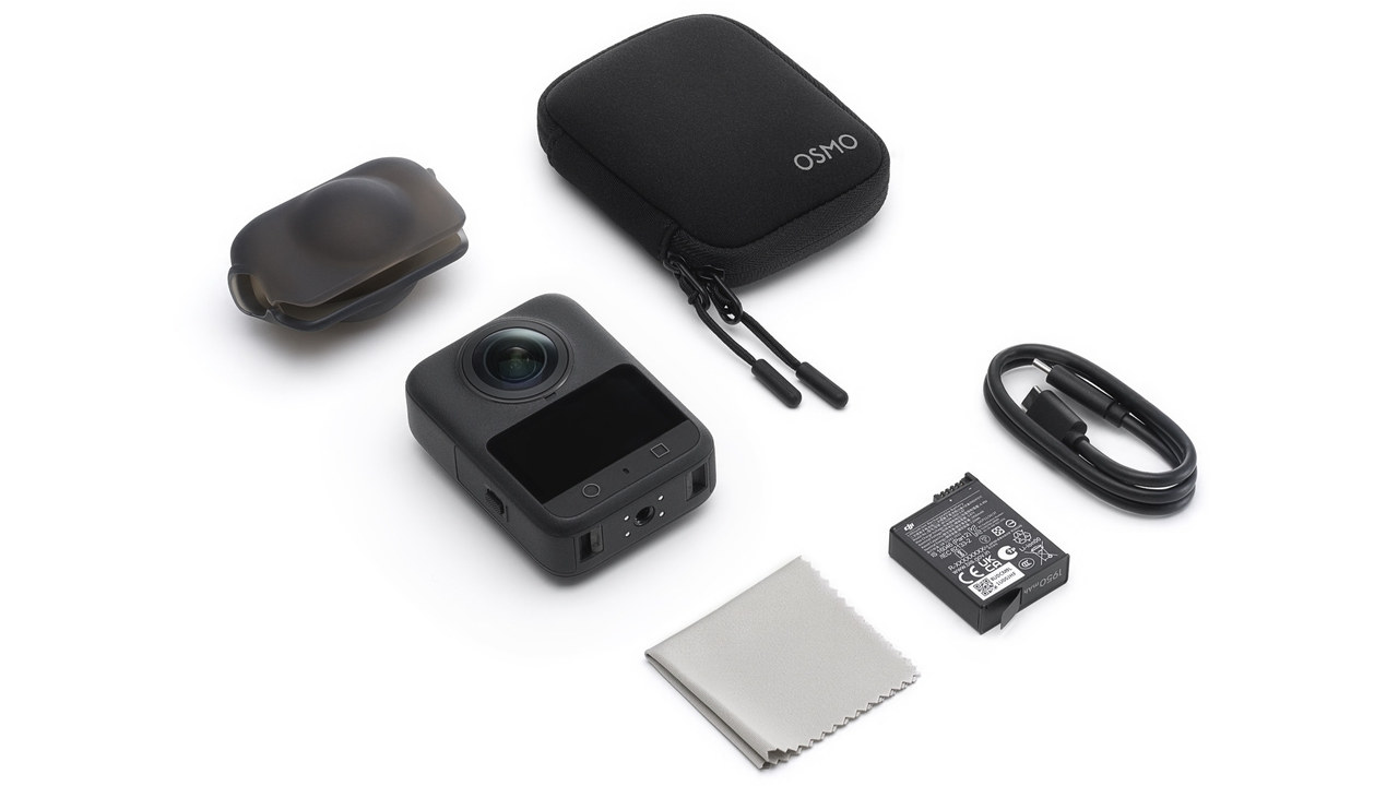 360° akční kamera DJI Osmo 360, Standard Combo výbava