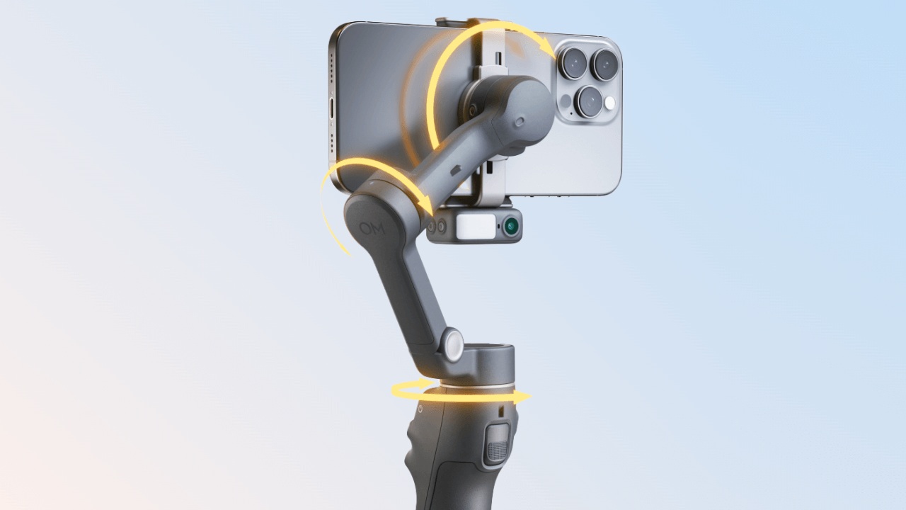 Stabilizátor pro mobilní telefony DJI Osmo Mobile 8, 3osá stabilizace