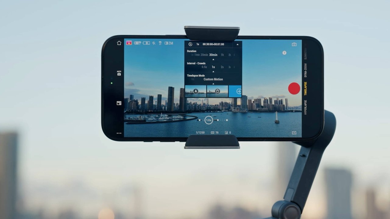 Stabilizátor pro mobilní telefony DJI Osmo Mobile 8, široké využití