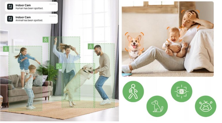 Domácí bezpečnostní kamera 70Mai Anona HM1010 Pano