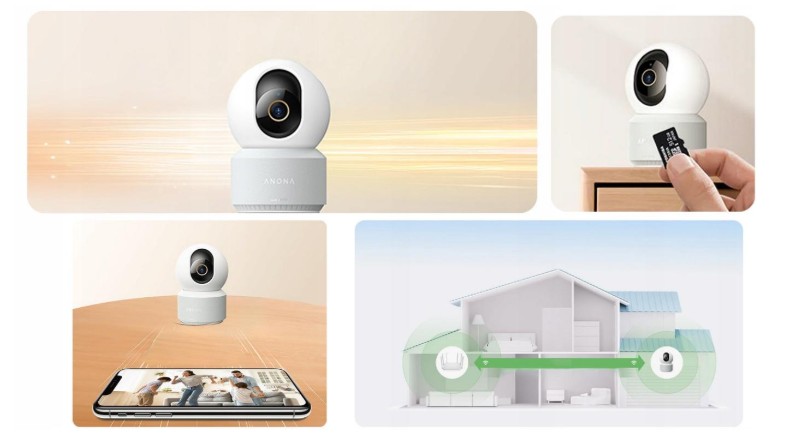 Domácí bezpečnostní kamera 70Mai Anona HM1010 Pano