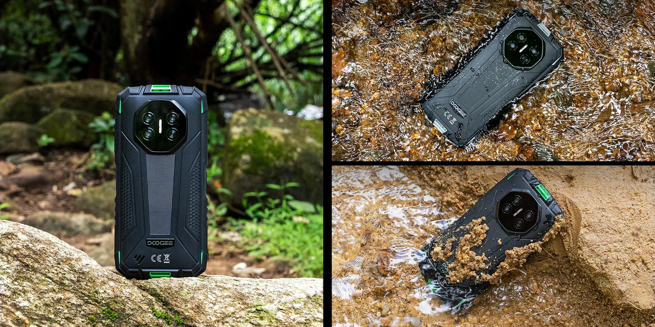 Odolný mobilní telefon Doogee Fire 3 extrémní odolnost