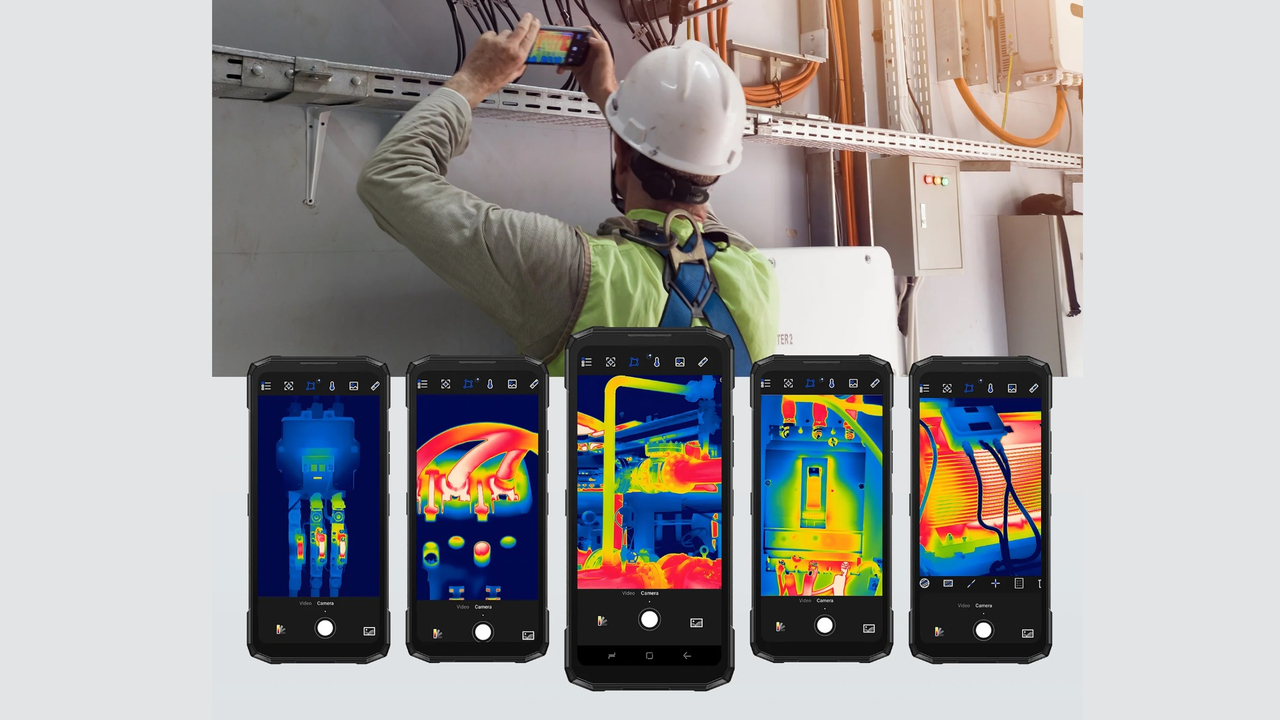 Mobilní telefon Doogee Fire 6 s termovizí