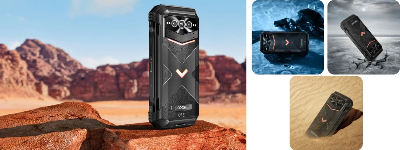 Odolný smartphone Doogee V Max Pro 5G, 512 + 12 GB odolnost