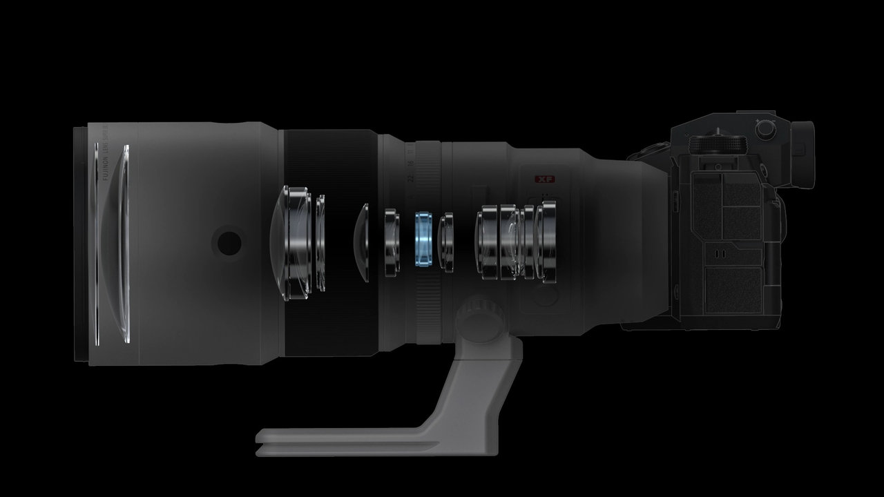 Profesionální superteleobjektiv Fujinon XF 500 mm f/5.6 R LM OIS WR 