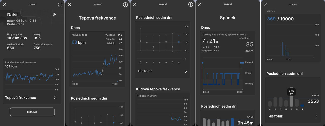 recenze hodinky Festina Connected Full D, aplikace