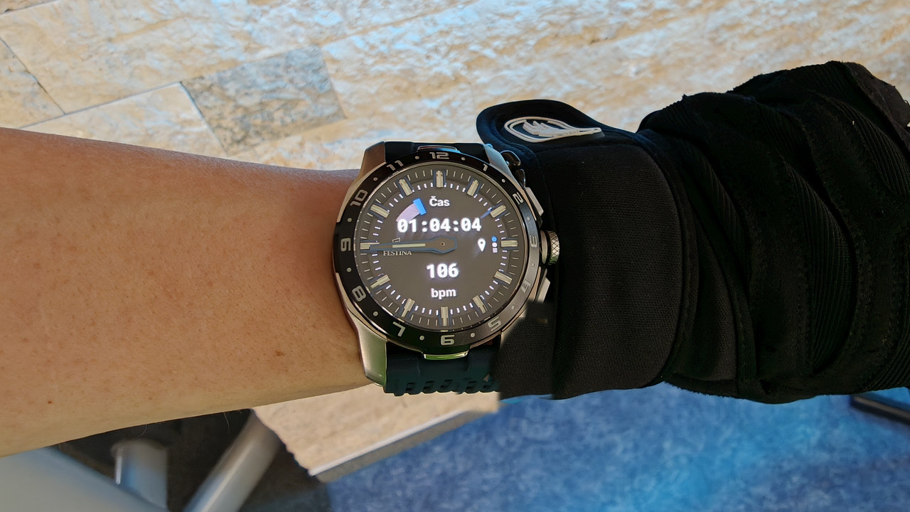 recenze hodinky Festina Connected Full D, cvičení