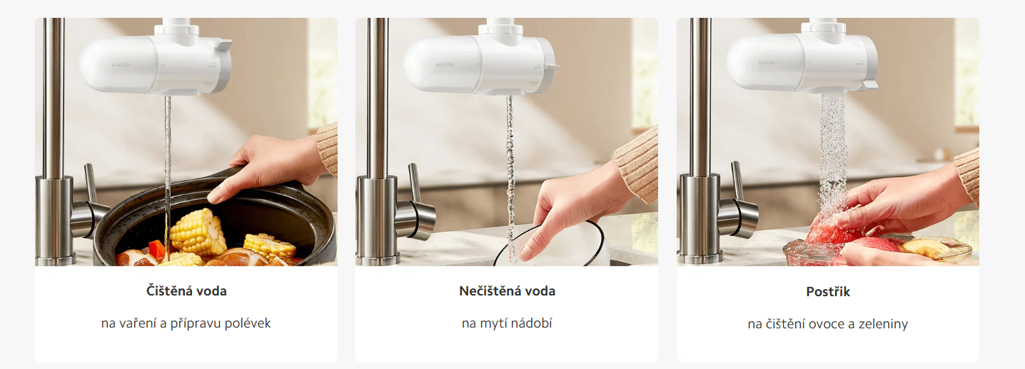 Filtr vody na baterii Xiaomi Faucet Water Purifier