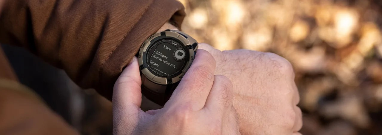 Chytré hodinky Garmin Instinct 2X Solar konektivita