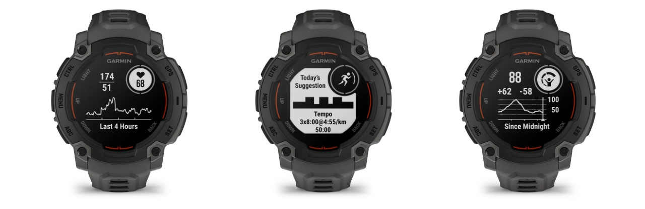 Chytré hodinky Garmin Instinct E sledování zdraví