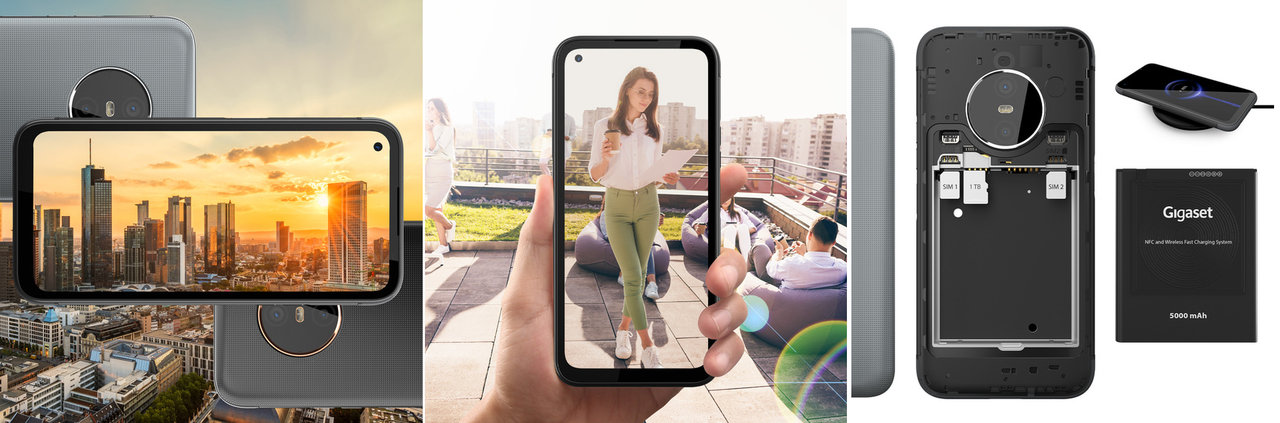 Odolný mobilní telefon Gigaset GX6 PRO