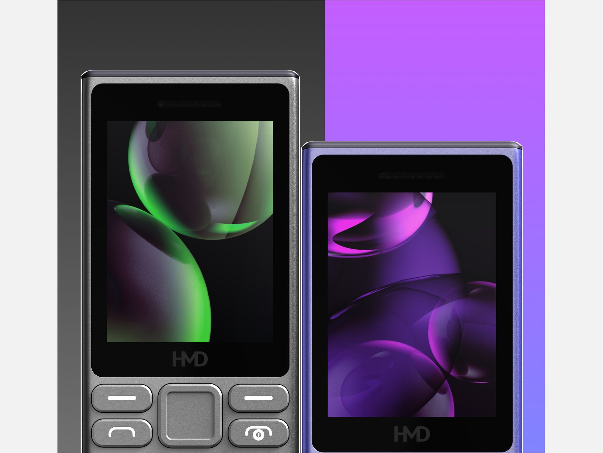 Tlačítkový mobilní telefon HMD 110 4G DS 2024