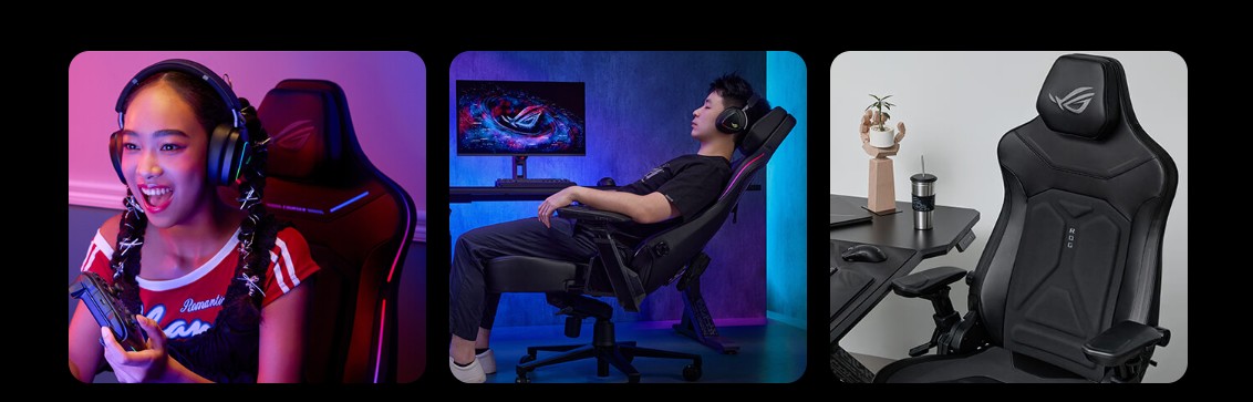 Herní židle ASUS ROG Courser Core, pohodlí