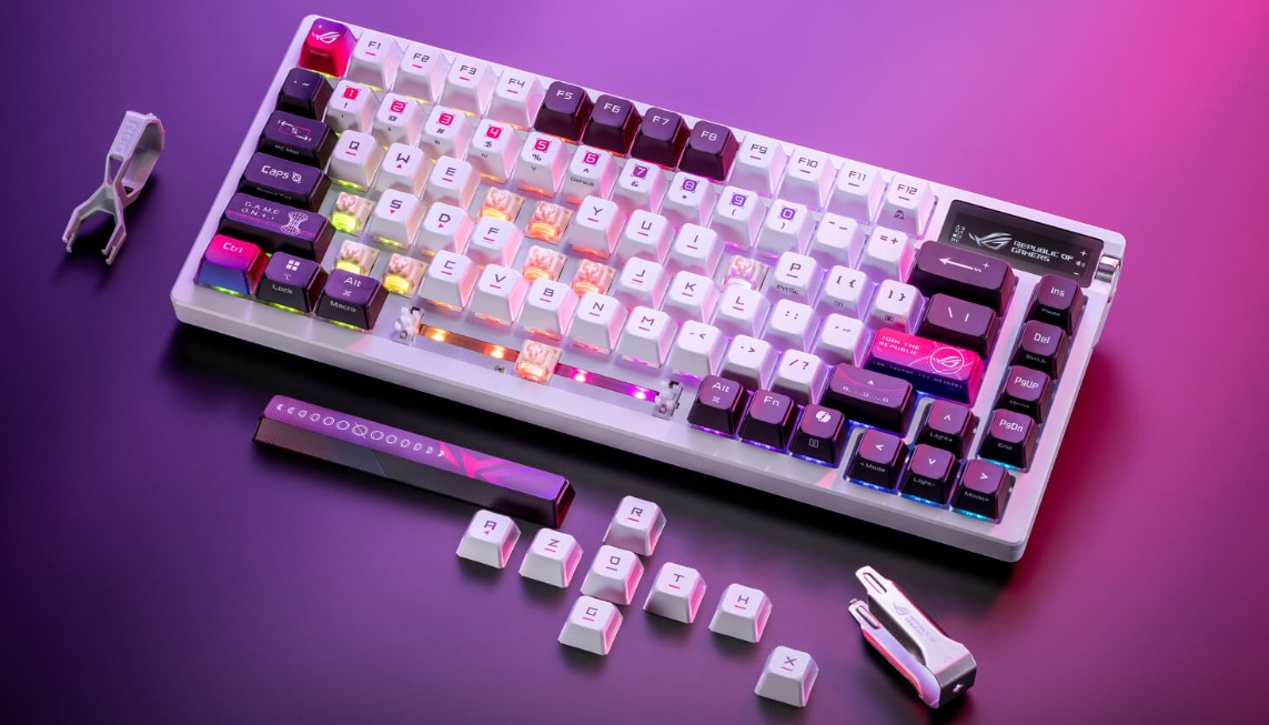 Herní klávesnice ASUS ROG Azoth X (ROG NX Snow V2 / PBT) - US
