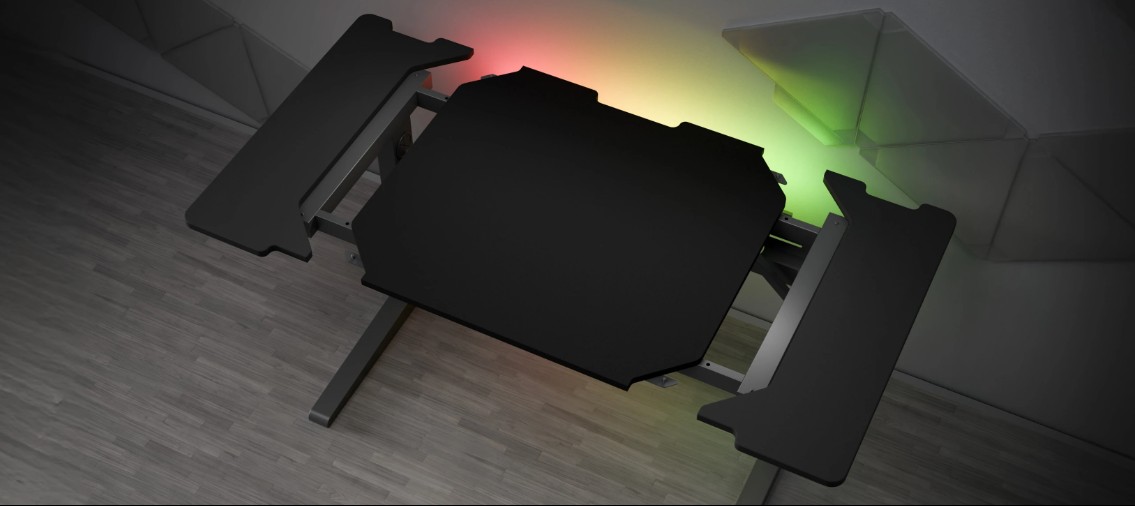 Herní stůl Genesis HOLM MODULAR 140, RGB