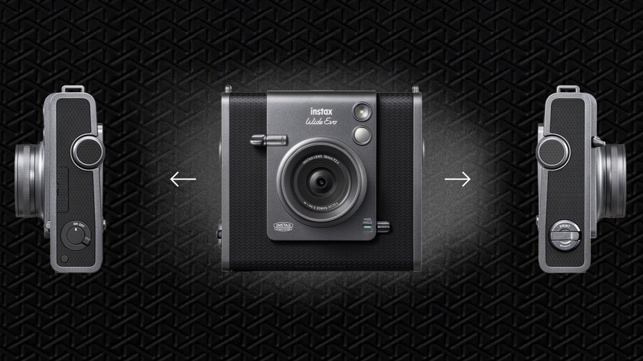 Instantní fotoaparát Instax Wide Evo výbava