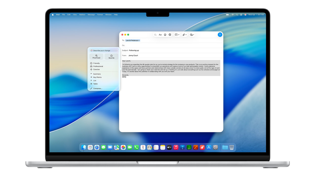 MacBook Air s čipy M5 (2026), Apple Intelligence