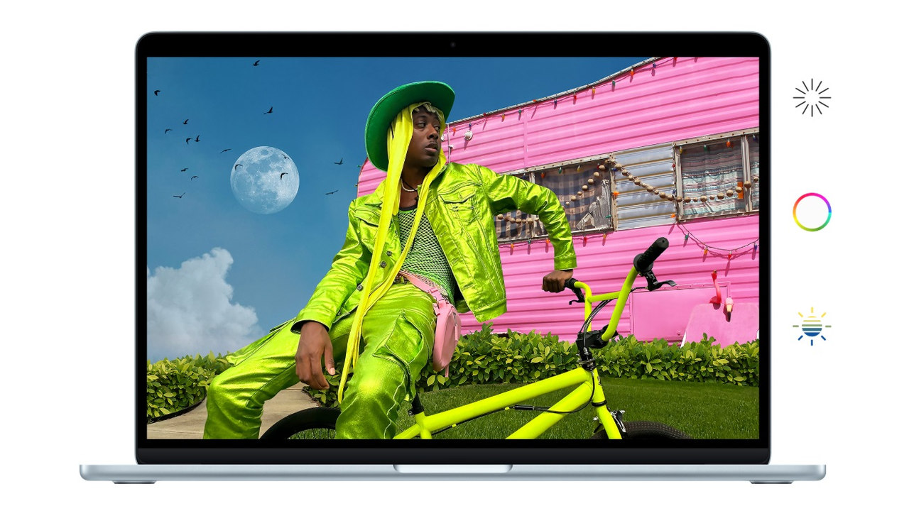 MacBook Air s čipy M5 (2026), displej