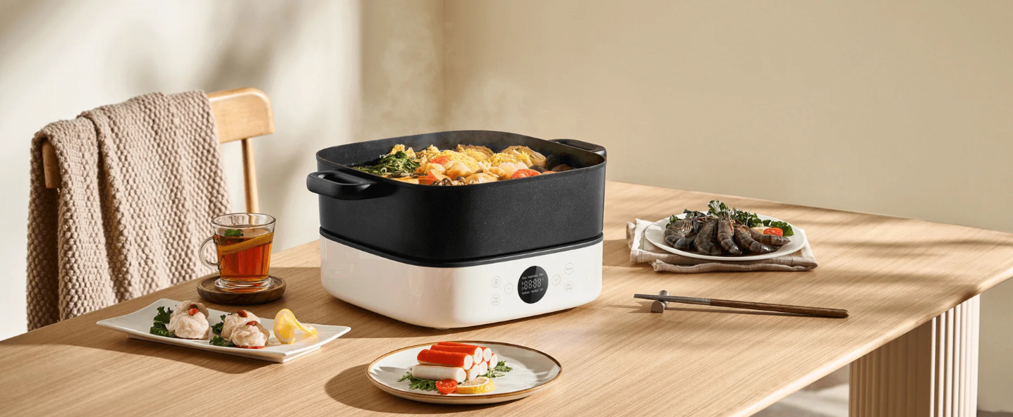 Multifunkční hrnec Xiaomi Multifunctional Hot Pot Cooker 6L