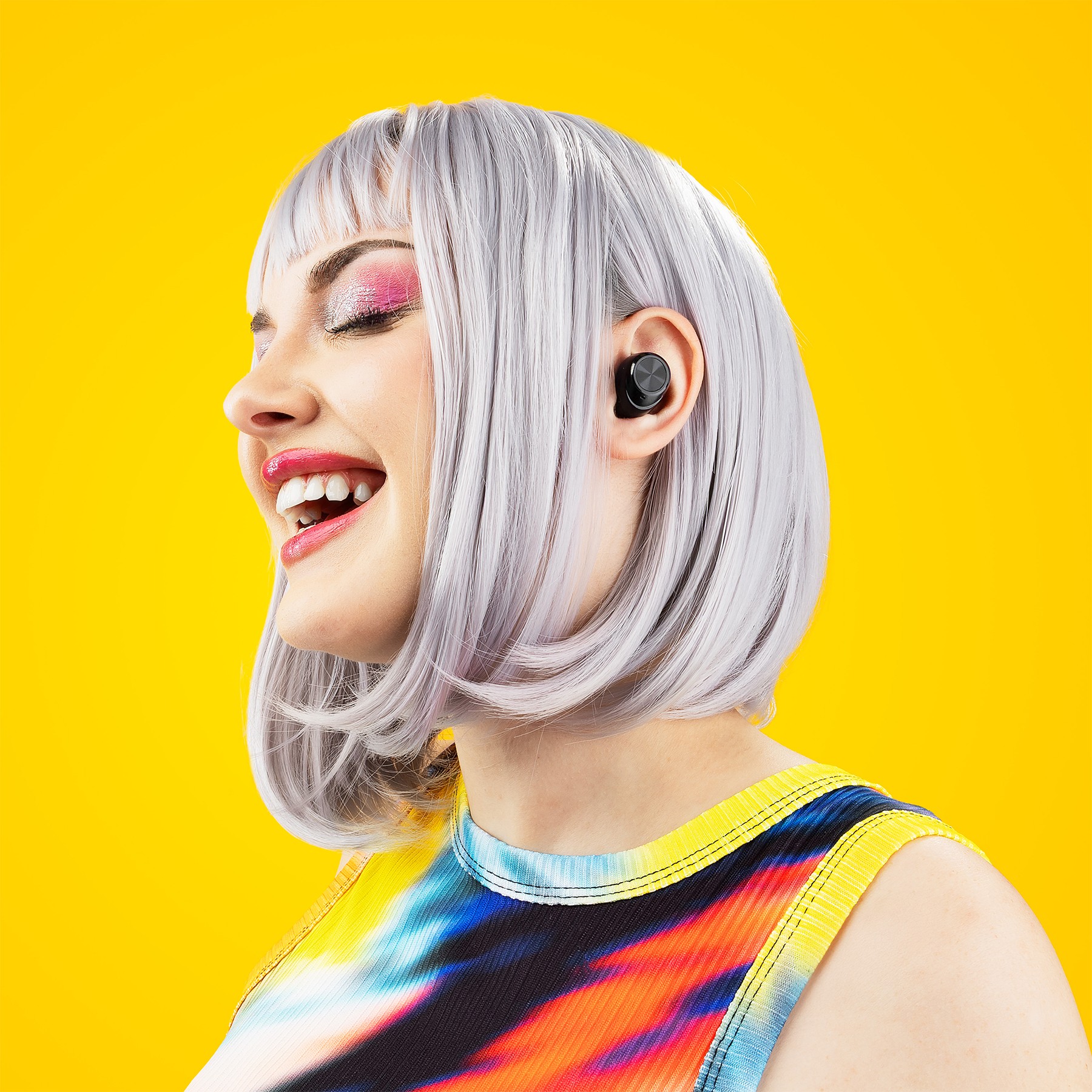 Bezdrátová špuntová sluchátka Niceboy Pods 4 Black