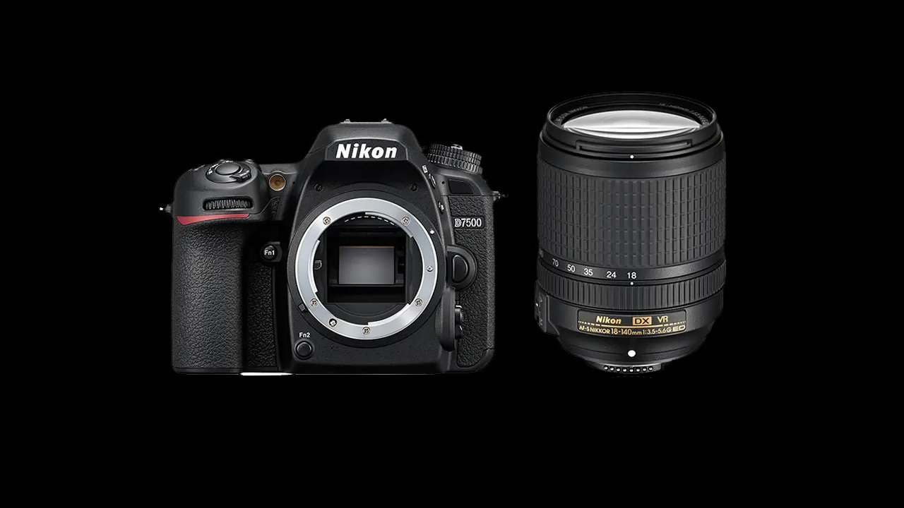 Digitální jednooká zrcadlovka Nikon D7500, sada s objektivem
