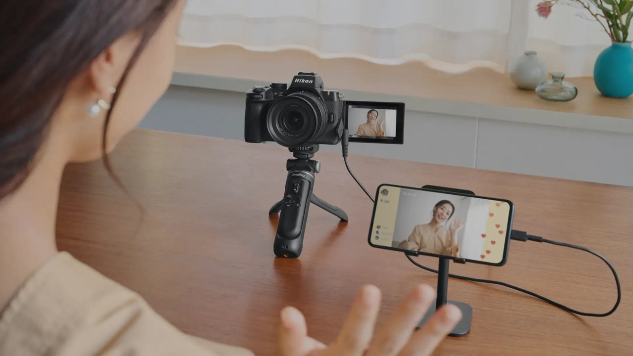 Bezzrcadlovka Nikon Z50II natáčení videí