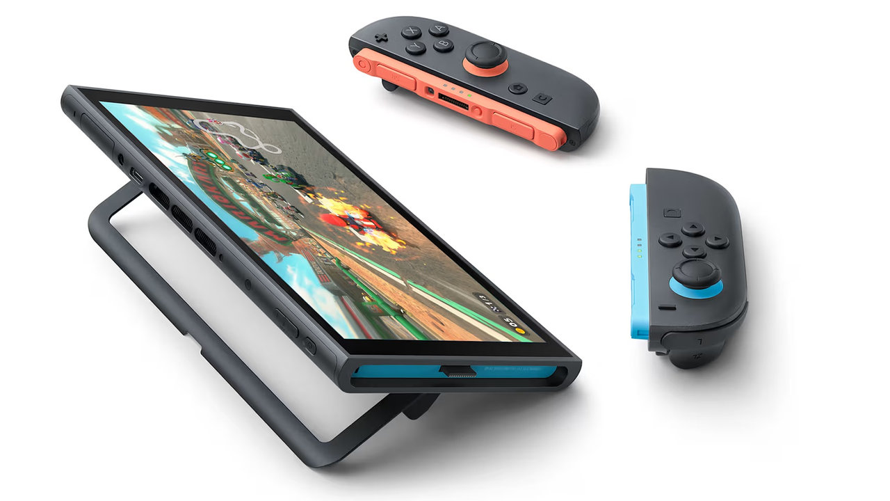 Herní konzole Nintendo Switch 2 + hra Mario Kart World, rychlé úložiště