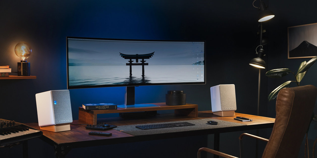 Aktivní dvoupásmové reproduktory ONKYO GX-30ARC, design