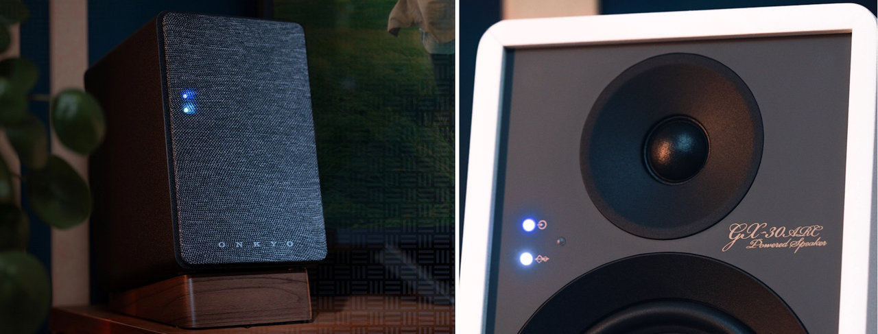 Aktivní dvoupásmové reproduktory ONKYO GX-30ARC, design
