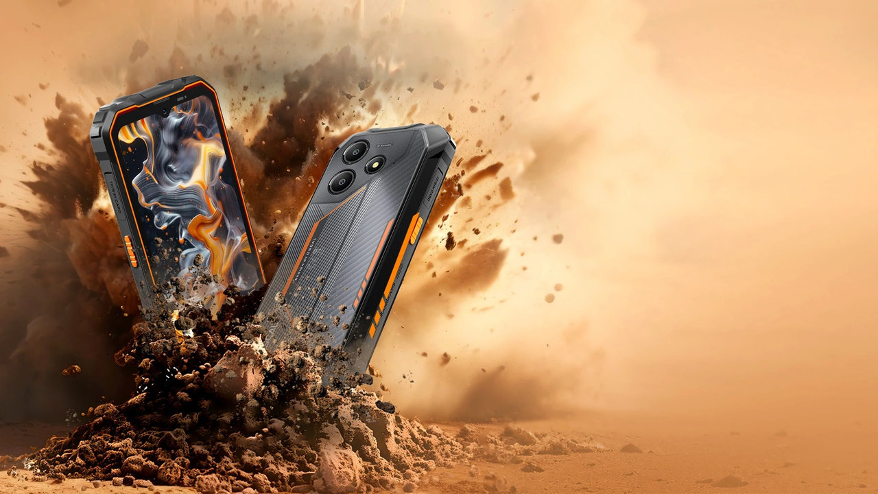 Odolný mobilní telefon OSCAL MARINE 2 odolnost