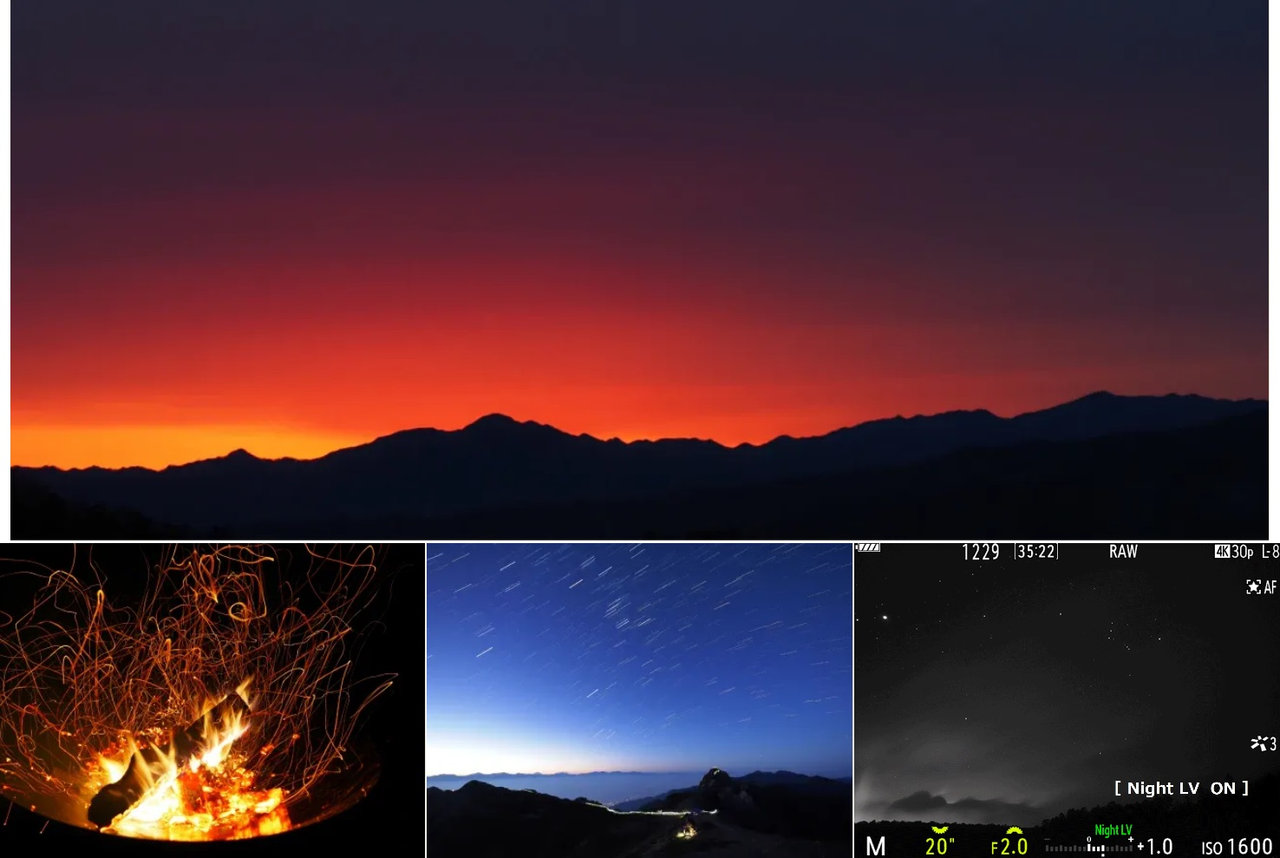 Digitální bezzrcadlovka Olympus OM System OM-5 Mark II, noční fotografie