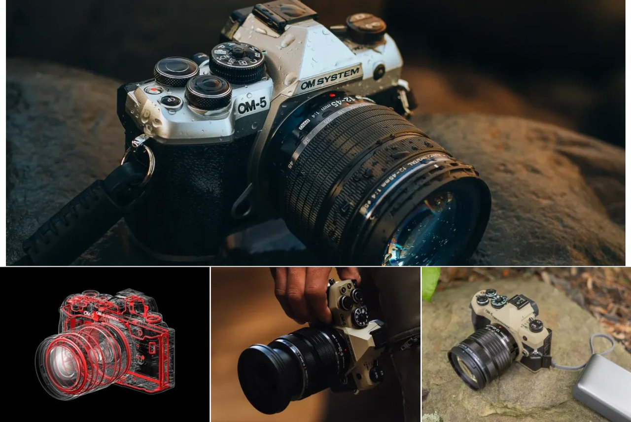 Digitální bezzrcadlovka Olympus OM System OM-5 Mark II, konstrukce