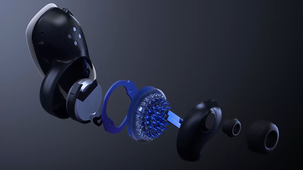 Bezdrátová herní sluchátka do uší PULSE Explore Wireless pro PlayStation 5, pokročilé měniče