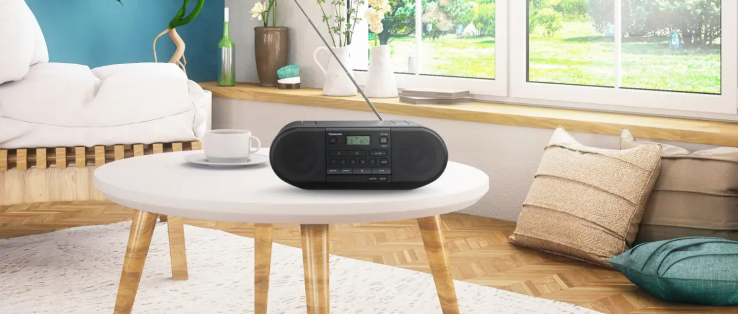 Panasonic RX-D500EG-K Radio s CD přehrávačem