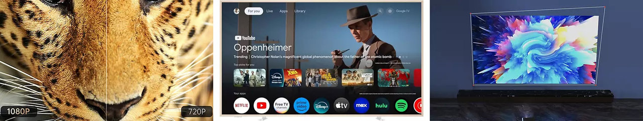 Chytrý projektor Philips NeoPix 250 Smart, operační systém Google TV