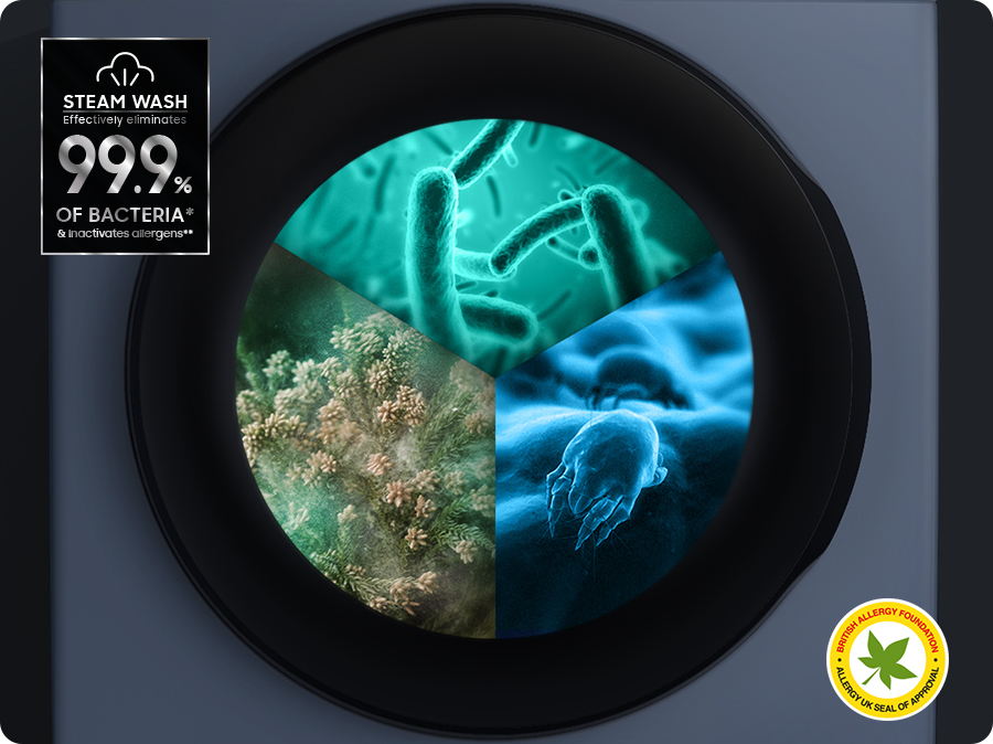 Pračka se sušičkou Samsung WD90DG5G34BELE dezinfekční praní Hygiene Steam