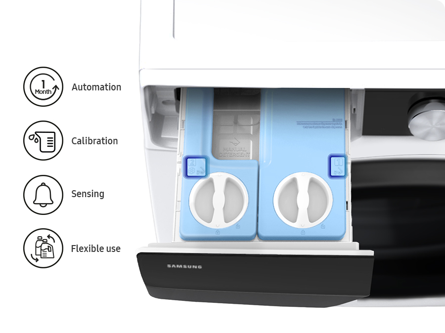 Pračka se sušičkou Samsung WD90DG6G94BKU4 ovládací centrum AI Control