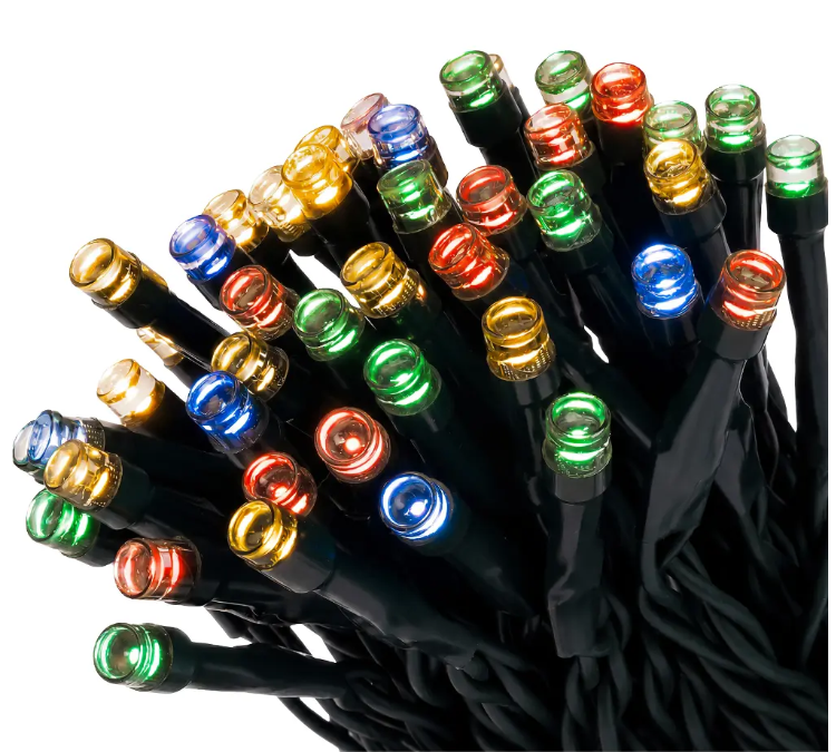 Retlux světelný řetěz 50 LED 5m+5m Multicolor