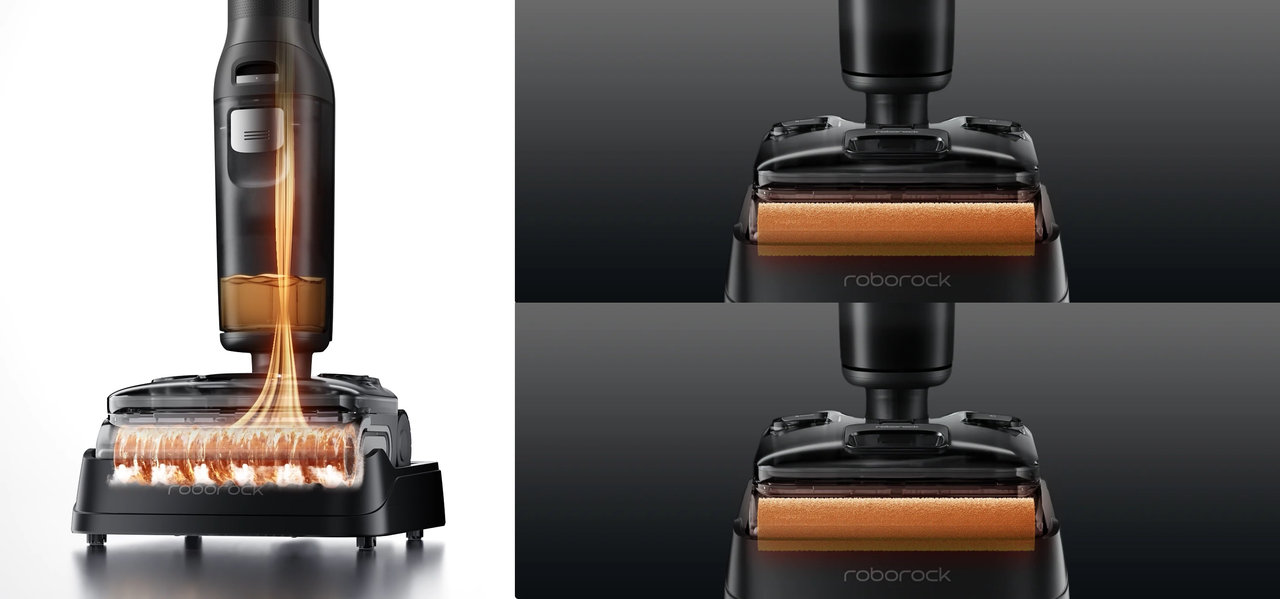 Tyčový vysavač s mopem Roborock F25 Ultra, dokovací stanice