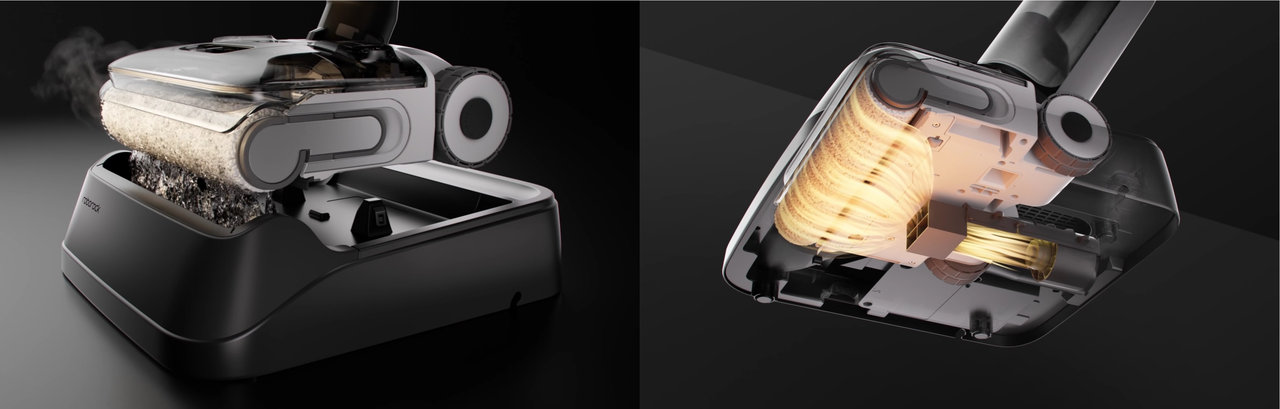 Tyčový vysavač s mopem Roborock F25 ACE, samočištění