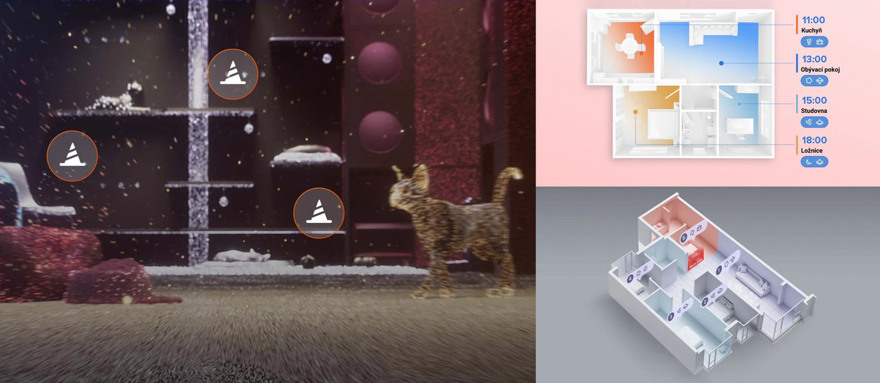 Robotický vysavač Roborock Qrevo C Pro, pokročilá navigace