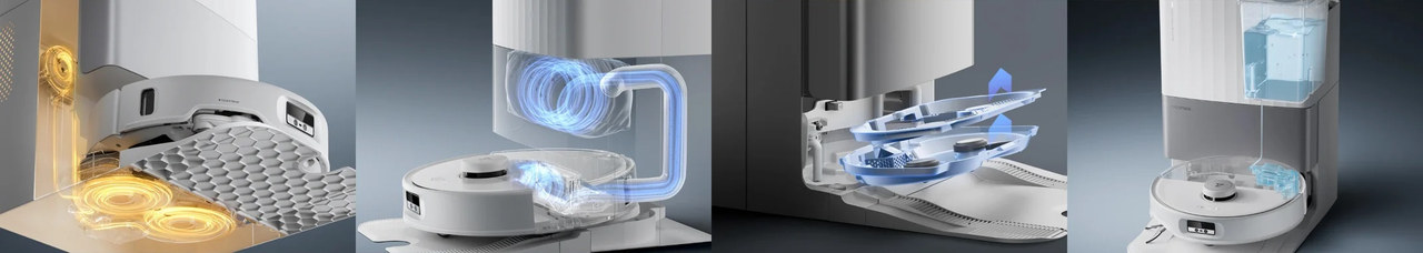 Robotický vysavač s multifunkční stanicí Roborock Qrevo Curv 5A1