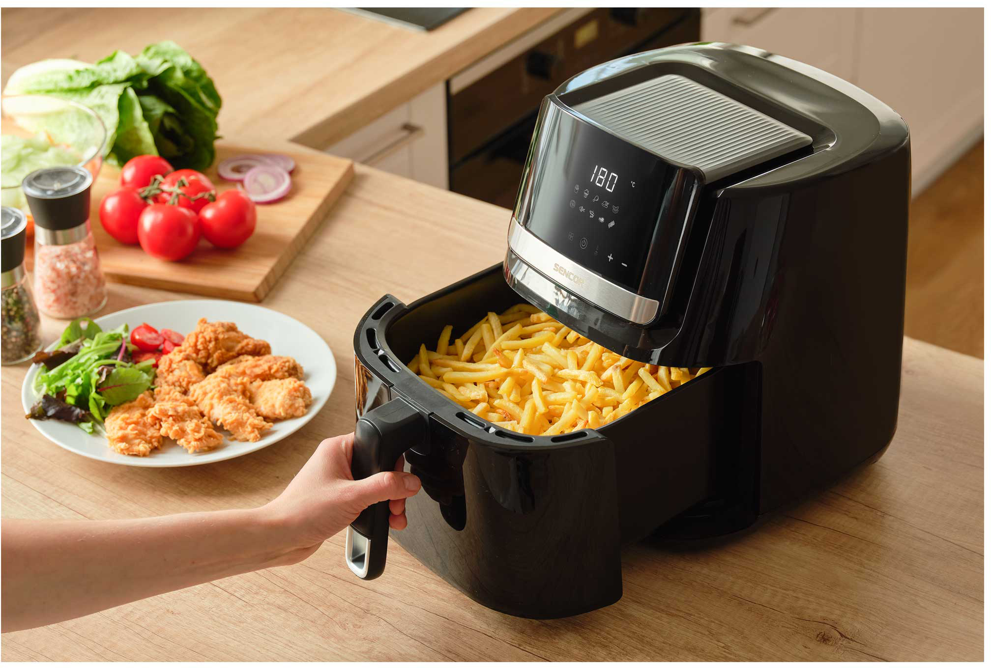 SENCOR SFR 6550BK-EUE3 Horkovzdušná Fritéza