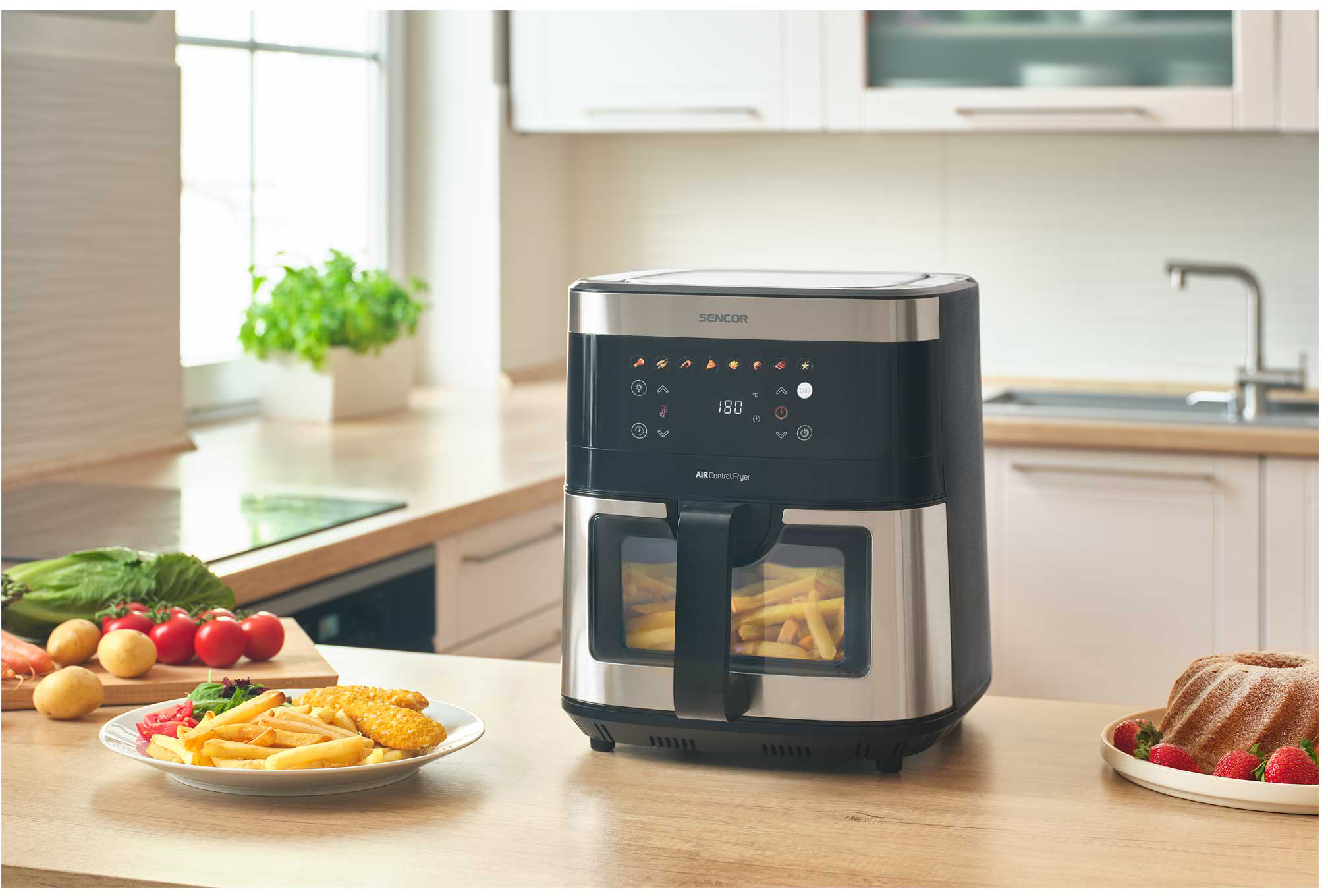 SENCOR SFR 9000SS Horkovzdušná fritéza