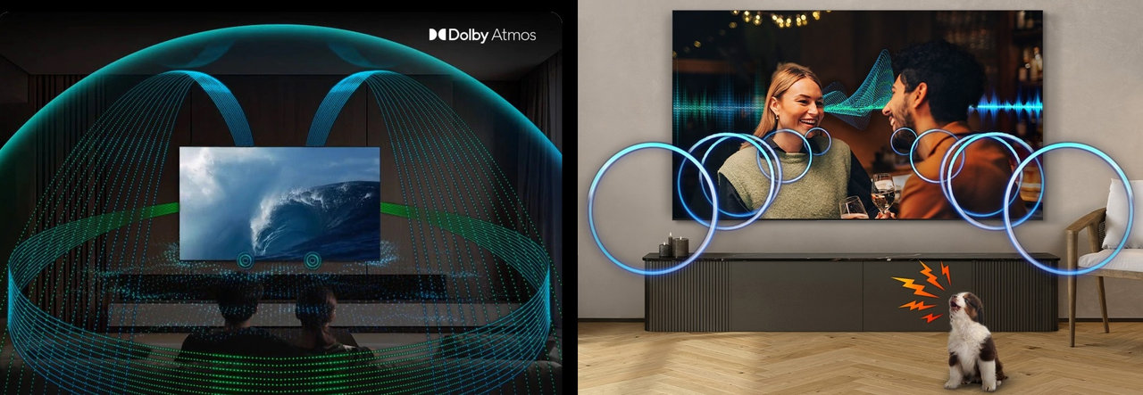 65" (165cm) televizor Samsung 8K Neo QLED TV QE65QN990FTXXH (2025), pokročilé audio