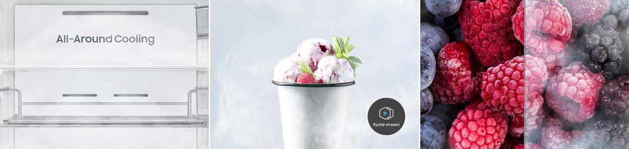 Vestavná chladnička Samsung BRB70F26CES0EO, pokročilé chlazení
