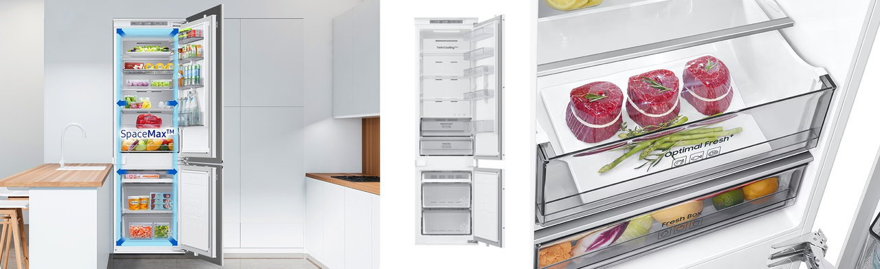 Vestavná chladnička Samsung BRB70F30BES0EO, konstrukce