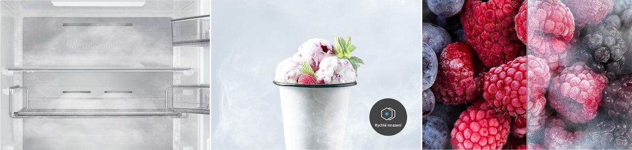 Vestavná chladnička Samsung BRB80F26CES0EO, pokročilé chlazení